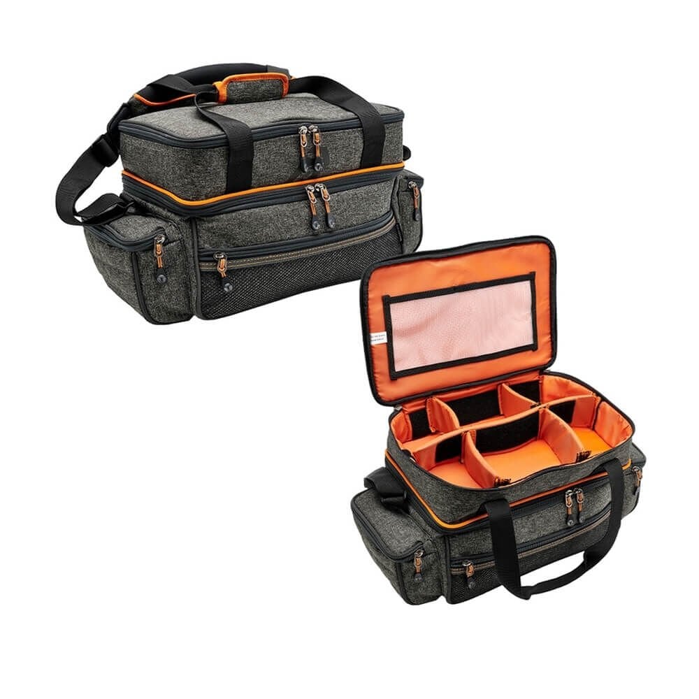 Daiwa Gri Turuncu 2 Bölmeli Balıkçı Çantası
