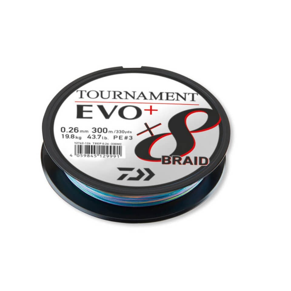 Daiwa Tournament EVO+ 8B 300 Mt. Multicolor İp Misina