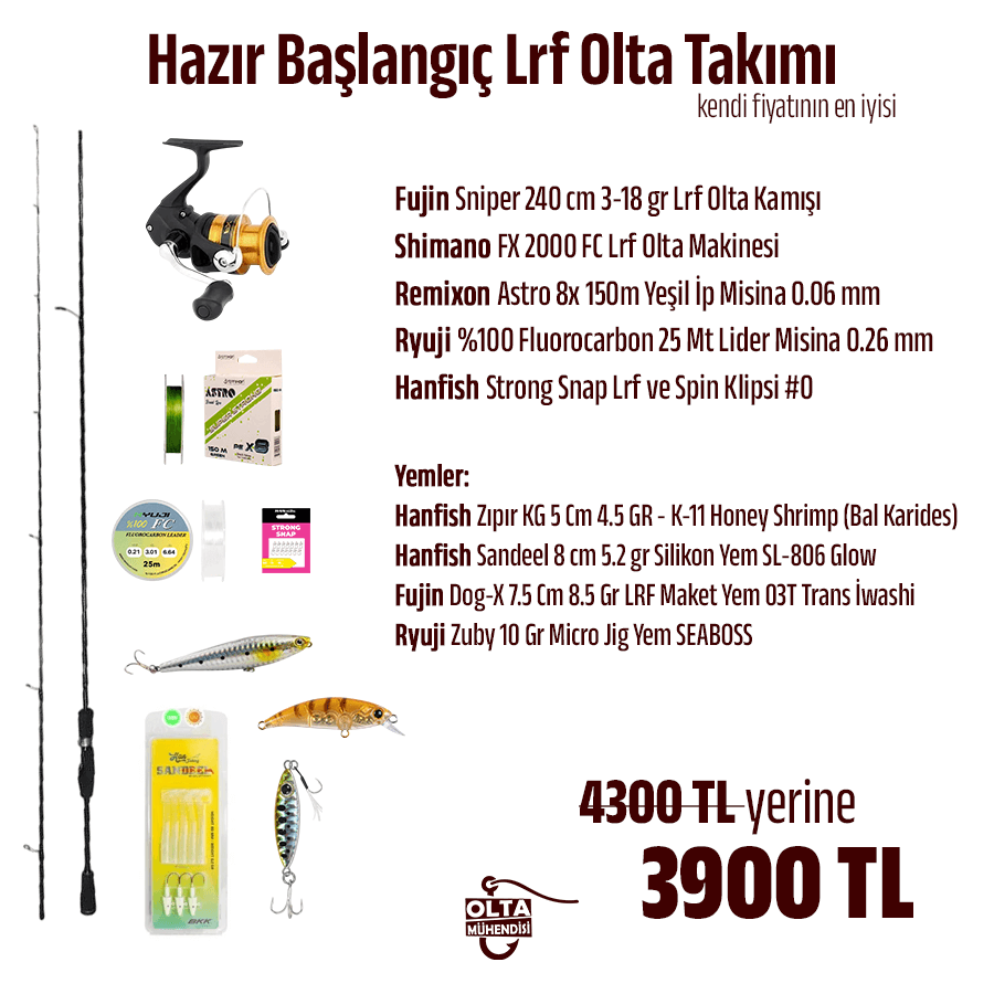 Hazır Başlangıç Lrf Olta Takımı