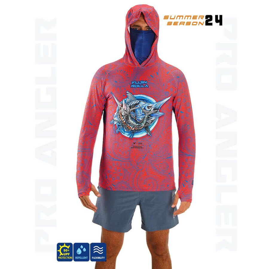 Fujin Rolla S24 Buff&Hoodie Swordfish Red