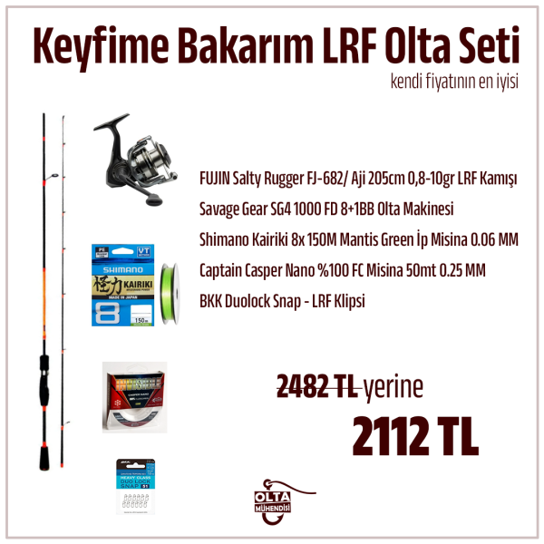 Keyfime Bakarım LRF Olta Takımı