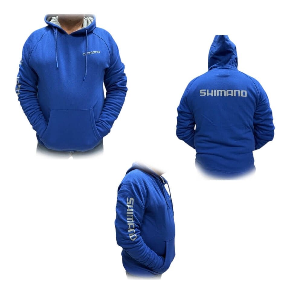 Shimano Pull Over Blue Hoodie