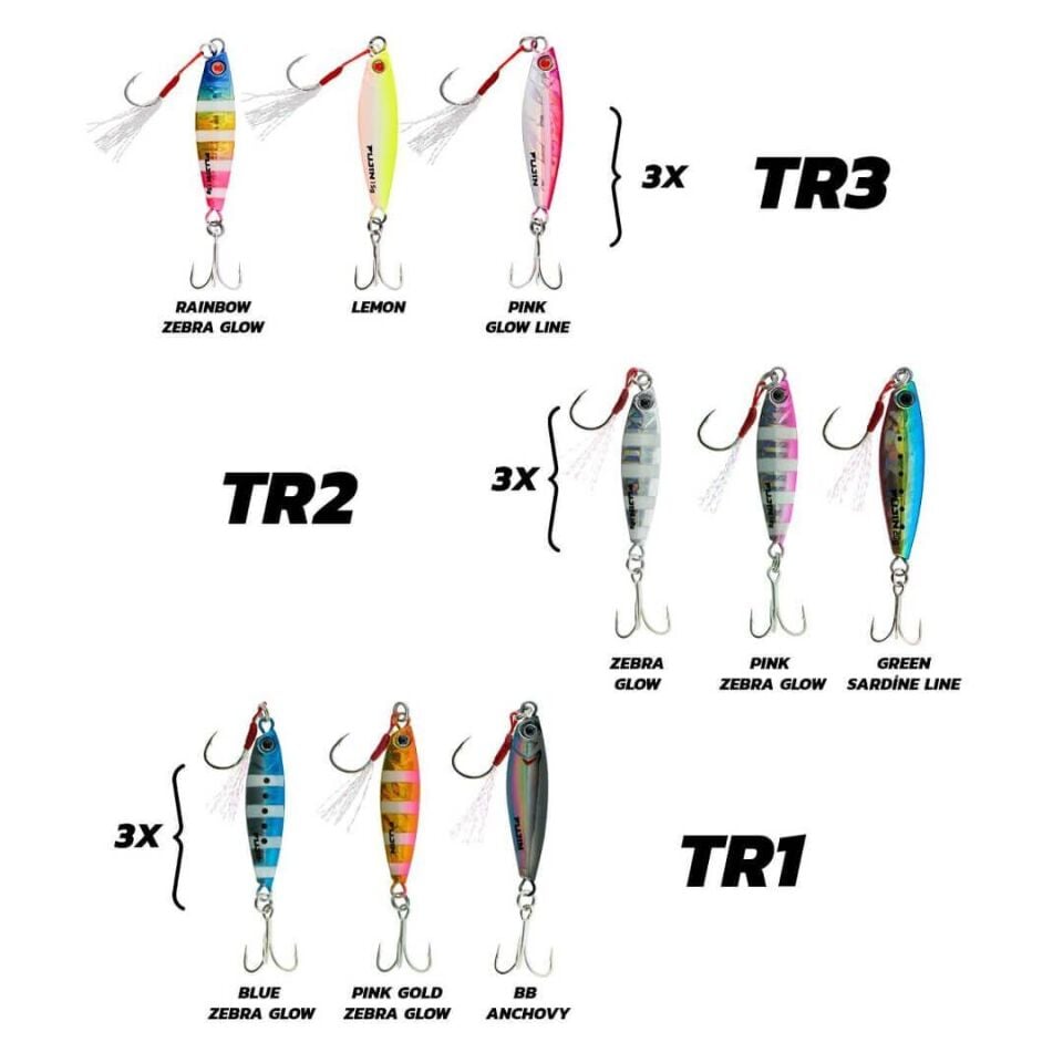 Fujin Jig-X Trio 3lü 10 Gr Micro Jig