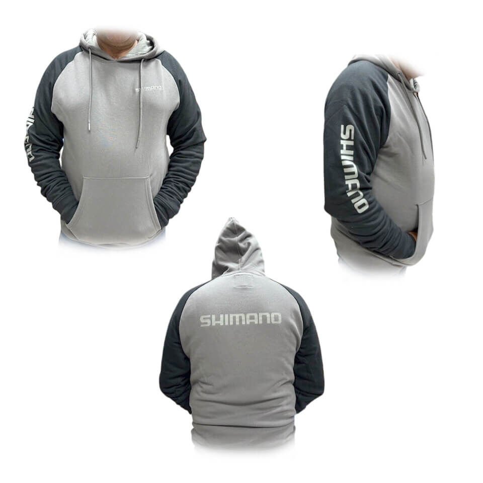 Shimano Pull Over Grey Hoodie