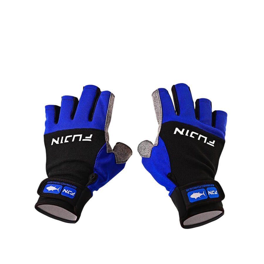 Fujin Pro Angler S24 Big Game Gloves Blue Spin Eldiveni