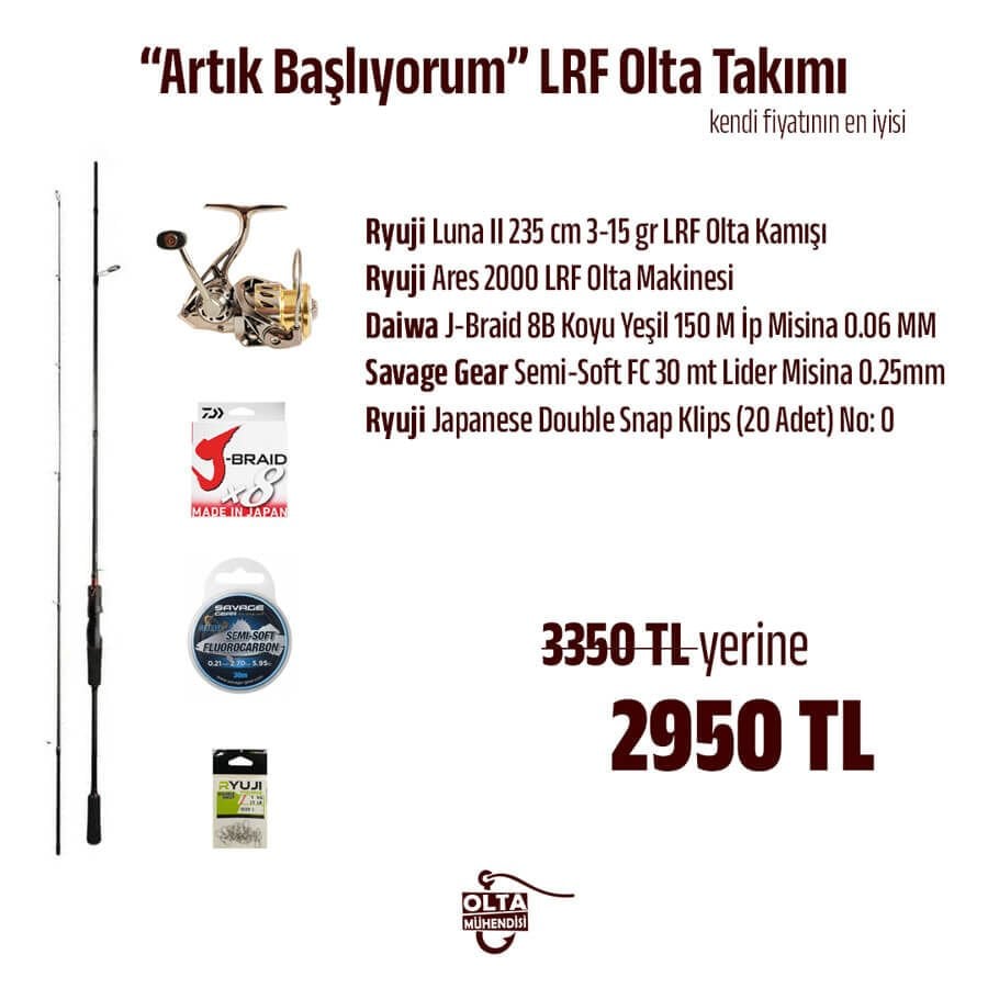Artık Başlıyorum LRF Olta Takımı