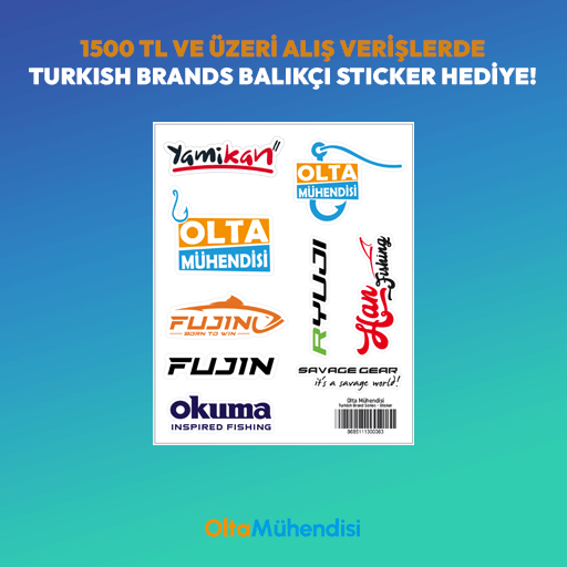  Turkish Brands Sticker BEDAVA!