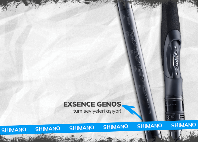 Shimano <br> Exsence Genos <br> Stokta!