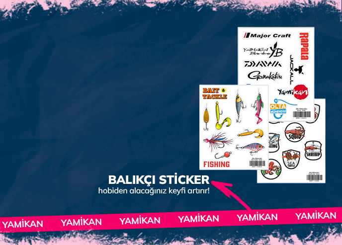 Balıkçı <br> Sticker Etiket <br> Serisi!
