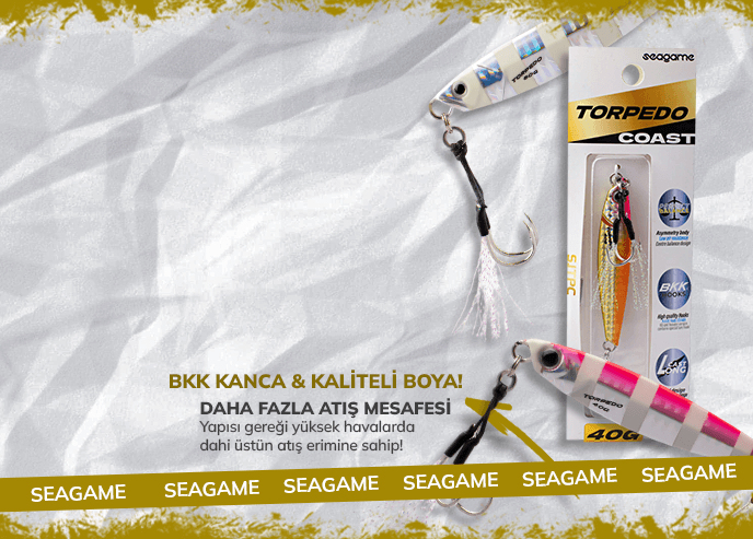 Seagame <br> Torpedo Jig <br> Serisi!