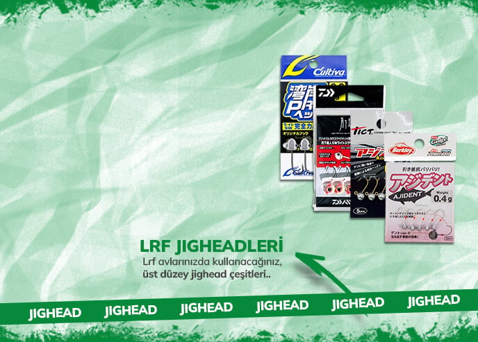 LRF <br> Jighead <br> Çeşitleri